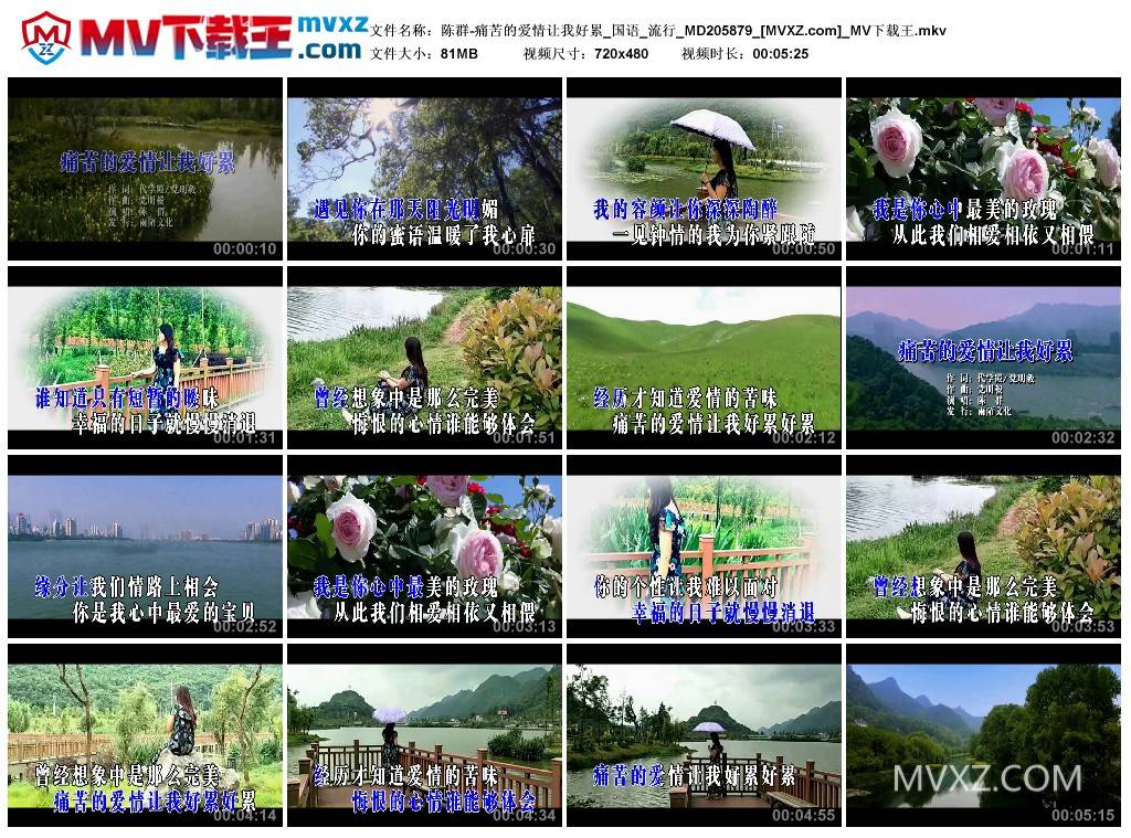 陈群-痛苦的爱情让我好累_国语_流行_MD205879